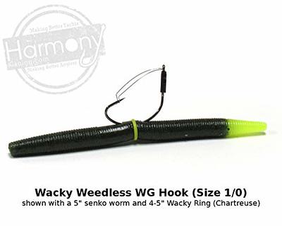 Harmony Fishing - Razor Series Wacky Weedless WG Hooks (Size 1/0 (10 Pack))  - Yahoo Shopping