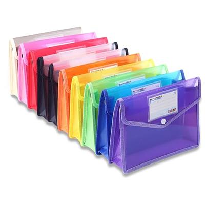 EOOUT 24pcs Clear Envelopes, Expandable Folders for Documents and  Waterproof Folders with Snap Closure, A4 Size Letter Size, for School and  Office Supplies - Yahoo Shopping