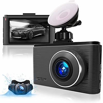 iiwey T1-pro Dash Cam Front and Rear Inside 3 Channel 1080P, Adjustable  Lens Dash Camera for Cars with 8 IR Lamps Night Vision, Three Ways Triple Car  Camera, Loop Recording, G-Sensor, Parking
