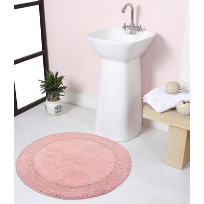 Double Ruffle Collection Absorbent Cotton Machine Washable Bath Rug - Yahoo  Shopping