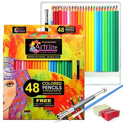 80 Colored Pencils, Shuttle Art Soft Core Coloring Pencils with Coloring  Book, Sketch Pad and Sharpener, Premium Color Pencils for Adult Coloring,  Sketching and Drawing, Art Supplies for Kids & Adults 