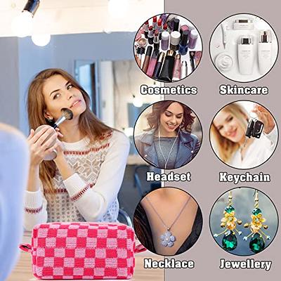 Small Cosmetic Bag Cute Makeup Bag Y2k Accessories Aesthetic Make Up Bag  Y2k Purse Cosmetic Bag for Purse