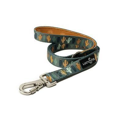 Mighty Paw Leather Dog Leash | 6 ft Leash. Super Soft Padded Handle Leather Lead with Extra D-Ring for Waste Bags. Strong