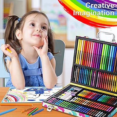  POPYOLA Art Supplies, Deluxe Wood Art Set for Artist