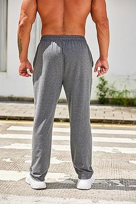 COOFANDY Men's Sweatpants Open Bottom Casual Cotton Pants