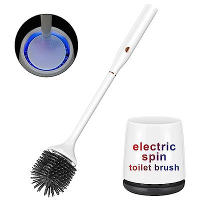 Hibbent Silicone Toilet Brush with Ventilated Drying Holder Floor Stan –  Hibbent Shop