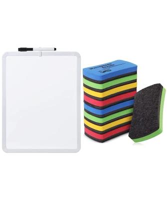 Dry Erase Board, 14” x 11” with a Black Dry Erase Marker, Colorful Frame,  Small White Board - Mr. Pen Store