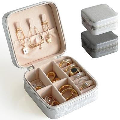 1pc Mini Jewelry Travel Case, Small Travel Jewelry Organizer, Portable Jewelry  Box Travel Mini Storage