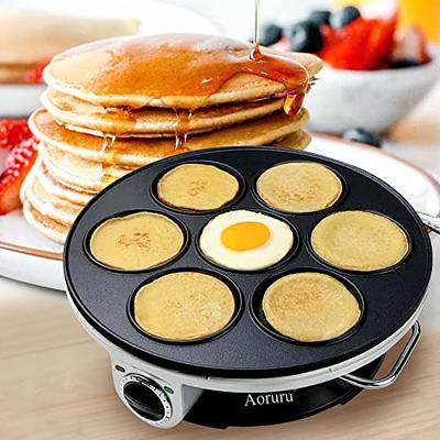 Mueller HealthyBites Electric Griddle Nonstick, 20 inch Eco Pancake Griddle Grill Teflon-Free, 10 Eggs at Once, Cool-Touch Handles & Slide-Out Drip