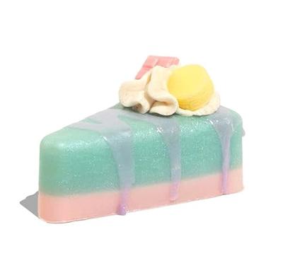 MOVALUE Jelly Soap - Kids Bar Soap - Cheese Shaped Hand Soap - Shaped Guest Soaps - Child Fun Soap - Cute Kids Body Bath Soap - Fruit Scented Soap