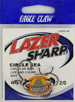 Lazer Sharp Inline Circle Baitholder, Size 3/0, Black - Yahoo Shopping