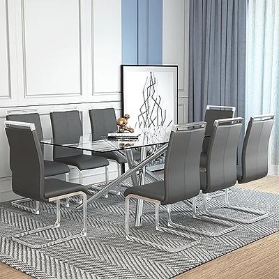 Round glass dining table for outlet 8