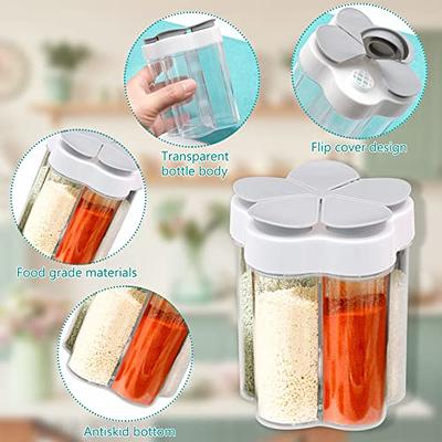 2pcs Spice Containers Spice Shaker Jars Barbecue Containers