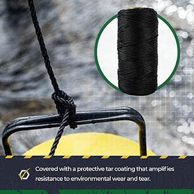 SGT KNOTS Solid Braid Nylon Utility Rope - Multipurpose Smooth