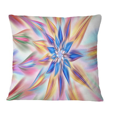 Multi-colored Spring Floral Throw Pillow (18x18) - The Pillow