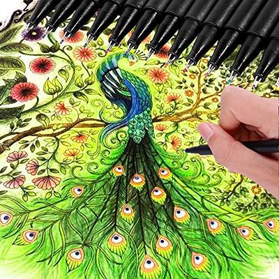 Luminous colors Journal Planner Pens Colorful 0.5mm Markers Fine Tip  Drawing Pen Porous Fineliner Pen for Bullet Journaling Writing Note Taking