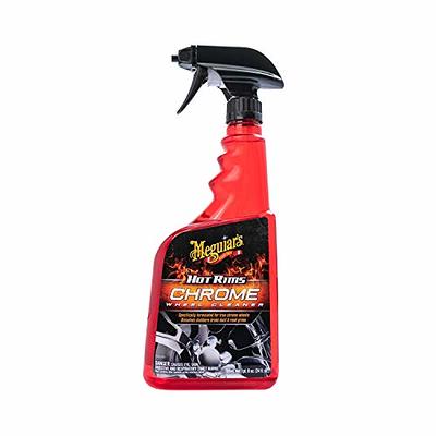 Meguiar's G19124 Hot Rims Chrome Wheel Cleaner - 24 Oz Spray Bottle - Yahoo  Shopping