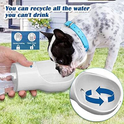 Dog Water Bottle for Walking Portable Pet Travel Water Dispenser  Multi-Functional Water Cup Food Box with Poop Shovel