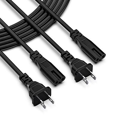 AC Power Cord Compatible with Xbox One S/Xbox One X/Xbox Series S/Xbox  Series X, PS5/PS4/PS4 Slim/PS3 Slim 4 Feet Power Cable