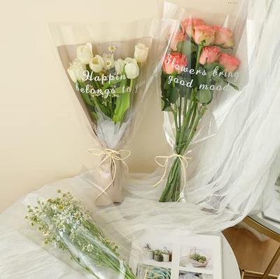 50pcs/bag Single Floral packaging bag,Single Rose Sleeve