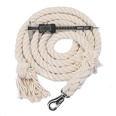 Ravenox 100% Cotton Rope & Twine  Natural White Twisted Ropes & Cord