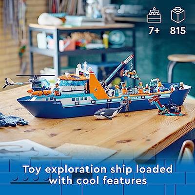 Lego City Arctic Explorer Ship Floatable Building Toy Set 60368 : Target