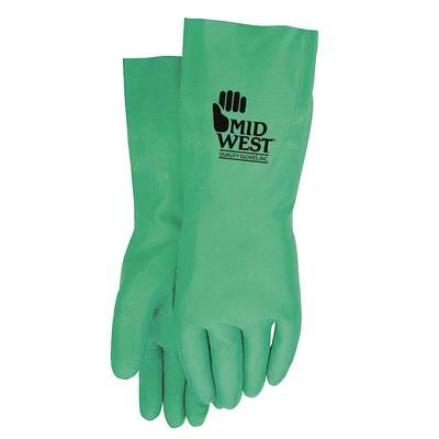 MidWest Quality Gloves, Inc. Large Blue Nitrile Dipped Nylon