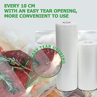 100-Feet Food Saver Compatible Vacuum Sealer Bag Roll with Cutter Box