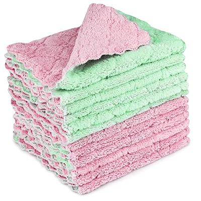 pink cellulose kitchen clean dish washing