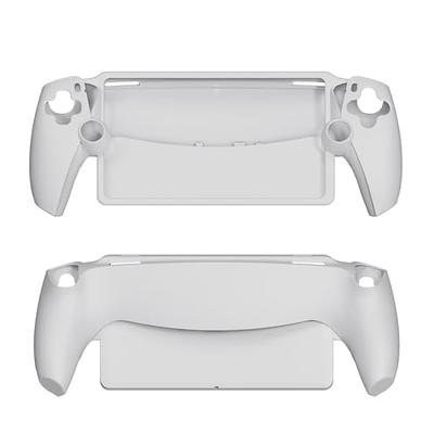  Protective Case Cover for Playstation Portal Remote  Player-Klipdasse Soft TPU Case Cover with Stand for Ps Portal Accessories  Skin-White : Video Games