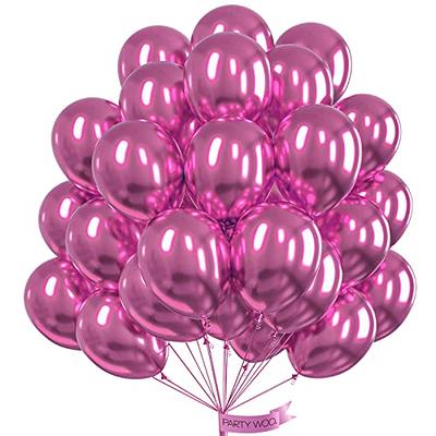 PartyWoo Metallic Magenta Balloons, 50 pcs 12 Inch Magenta Metallic Balloons,  Magenta Balloons for Balloon Garland Arch as Party Decorations, Birthday  Decorations, Baby Shower Decorations, Pink-G114 - Yahoo Shopping