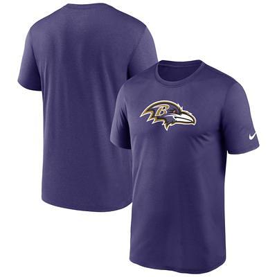 Men's Nike Purple Baltimore Ravens Logo Essential Legend