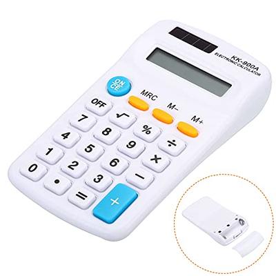 Basics LCD 8-Digit Desktop Calculator, Silver - 5 Pack