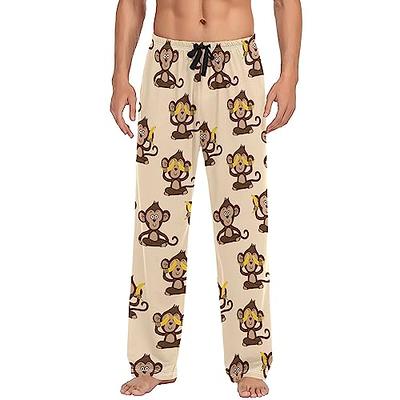 Penguin Polar Bear Mens Pajama Pants Lounge Men's Pajama Bottoms Soft Sleep  Pants With Pockets L : : Everything Else