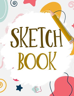 Sketch Book for girls: Notebook for Drawing, Writing, Painting, Sketching  or Doodling, 110 Pages, 8.5x11 (Paperback)