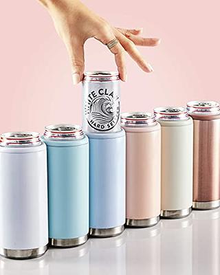 4pack] Slim Can Coozie, Cooler Bags ,Flag White Claw Can Cooler