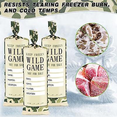 Ground Hamburger Bags 1lb Clear Wild Game Meat Processing Bags