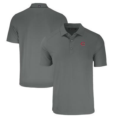 Men's Cutter & Buck Heather Red Boston Sox Big Tall Forge Eco Heathered Stripe Stretch Recycled Polo