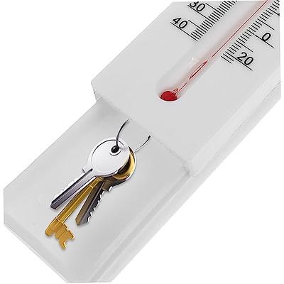 Operitacx Thermometer Key Hider Outdoor Key Hider Hidden Key Holder for  Outside Key Thermometer Fake Decorative Key Storage Decorative Fake House  White Plastic Wall-Mounted Office - Yahoo Shopping