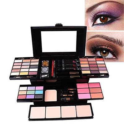5 Pack Magnetic Makeup Palette with Mirror Empty Eyeshadow Palette  Cosmetics Dispensing Storage Box for DIY Eyeshadow Lipstick Blush Powder  Foundation