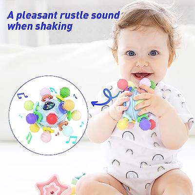 MOONTOY 12pcs Baby Rattles Set Teething toys for Babies 0-6 Months Infant  Baby Toys 6 to 12 Months, Baby Teether Chew Newborn Toys 0 1 2 3 4 5 6 7 8  9