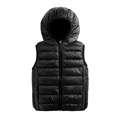 Wyeysyt Women's Cropped Puffer Vest Lightweight Sleeveless Padded