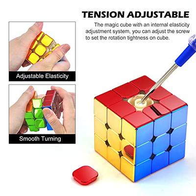 ACROFEK Magnetic Speed Cube 3x3, Cyclone Boys Stickerless Mirror Reflective  Magic Cube, Shiny Cube Puzzles Gift for Kids Adults - Yahoo Shopping