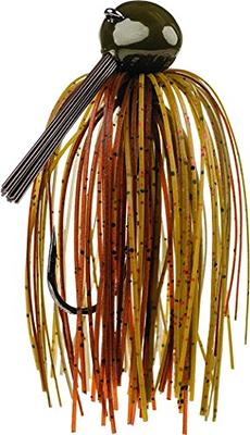 Chompers Wobble Head Football Jig - Green Pumpkin - 7/16 oz