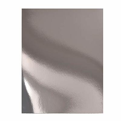 Silver Metallic Cardstock Paper for Card Making (8.5 x 11 in, 96 Sheets)