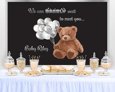  Personalized Teddy Bear Baby Shower or Birthday Party