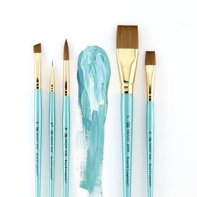 Royal & Langnickel - MENTA 78 Series 5pc Assorted Artist Paint Brush Pack -  Wash - Yahoo Shopping