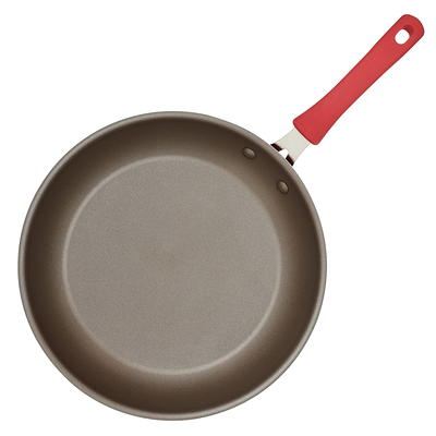 Rachael Ray Cook + Create Aluminum Nonstick Frying Pan, 12.5 inch, Red -  Yahoo Shopping