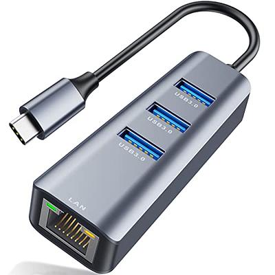 BENFEI Adaptateur USB-C vers Ethernet, USB Type-C (Thunderbolt 3