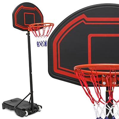 Over The Door Basketball Hoop Indoor, Mini Basketball Hoop, Basketball Hoop with Ball and Air Pump Monibloom